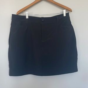 Eddie Bauer Black Athletic Skorts Sz 14 EUC